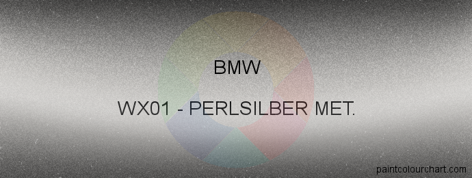 Bmw paint WX01 Perlsilber Met.