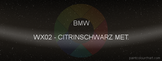 Bmw paint WX02 Citrinschwarz Met.