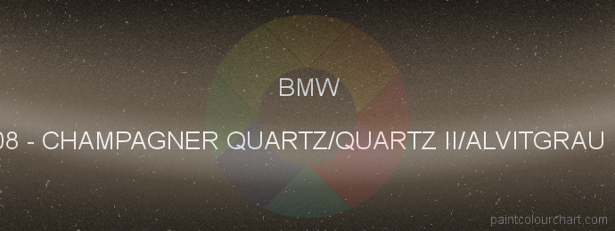 Bmw paint WX08 Champagner Quartz/quartz Ii/alvitgrau Met.