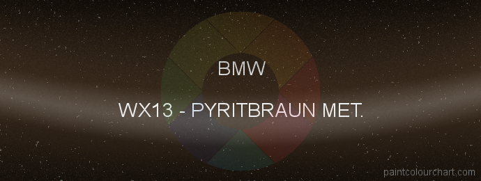 Bmw paint WX13 Pyritbraun Met.