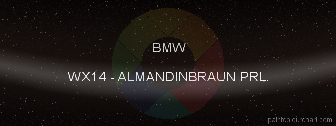 Bmw paint WX14 Almandinbraun Prl.