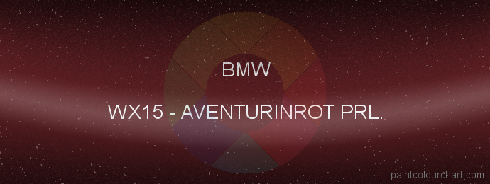 Bmw paint WX15 Aventurinrot Prl.