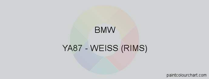 Bmw paint YA87 Weiss (rims)