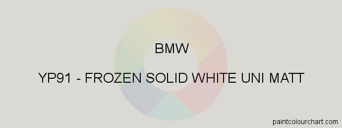 Bmw paint YP91 Frozen Solid White Uni Matt