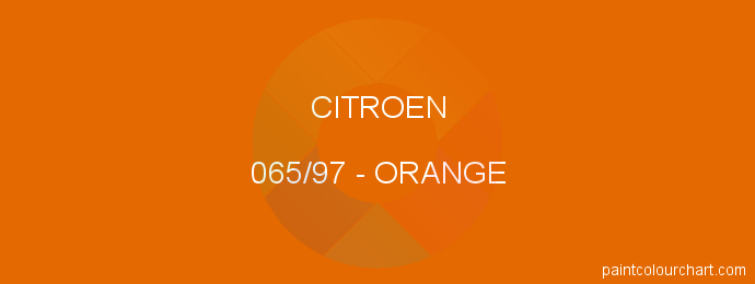 Citroen paint 065/97 Orange