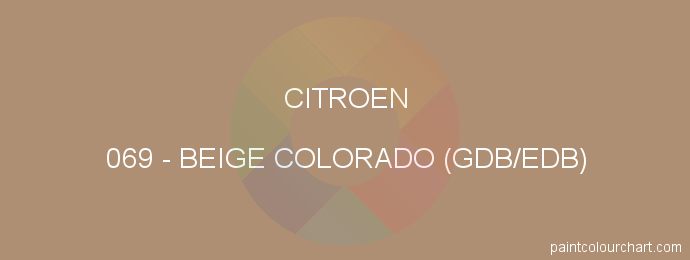 Citroen paint 069 Beige Colorado (gdb/edb)