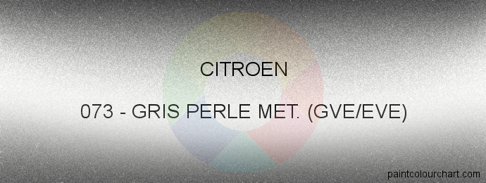 Citroen paint 073 Gris Perle Met. (gve/eve)