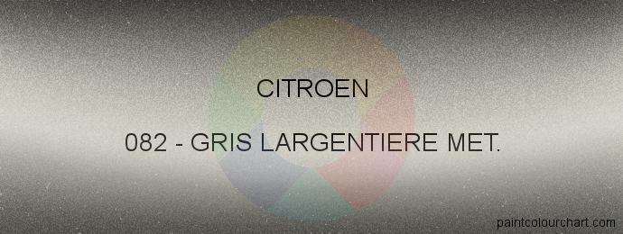 Citroen paint 082 Gris Largentiere Met.