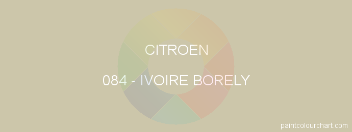 Citroen paint 084 Ivoire Borely