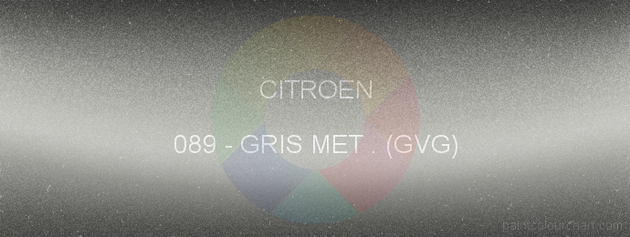 Citroen paint 089 Gris Met . (gvg)