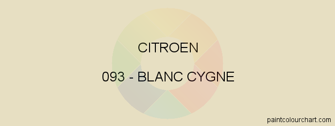 Citroen paint 093 Blanc Cygne