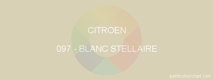Citroen paint 097 Blanc Stellaire