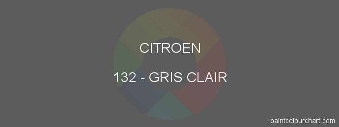 Citroen paint 132 Gris Clair