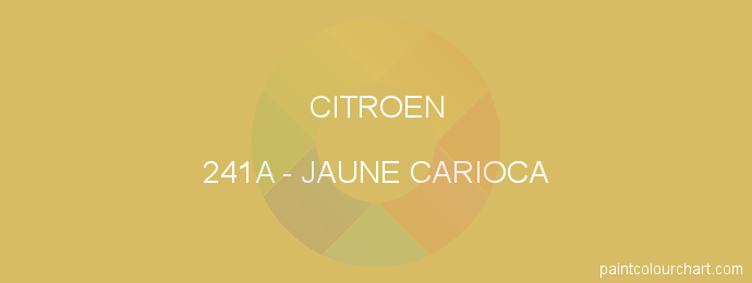 Citroen paint 241A Jaune Carioca