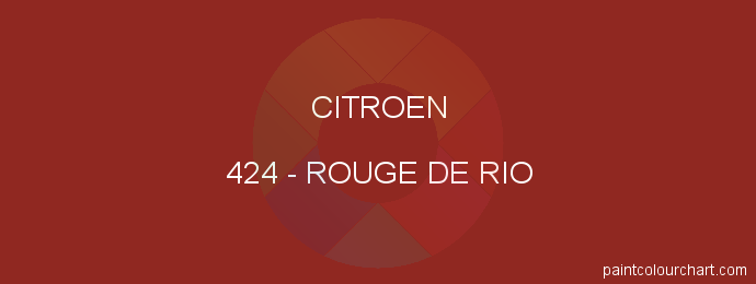Citroen paint 424 Rouge De Rio