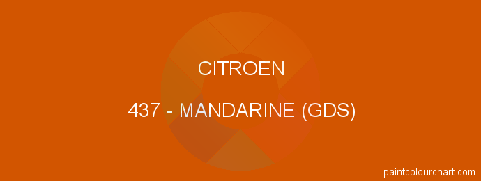 Citroen paint 437 Mandarine (gds)