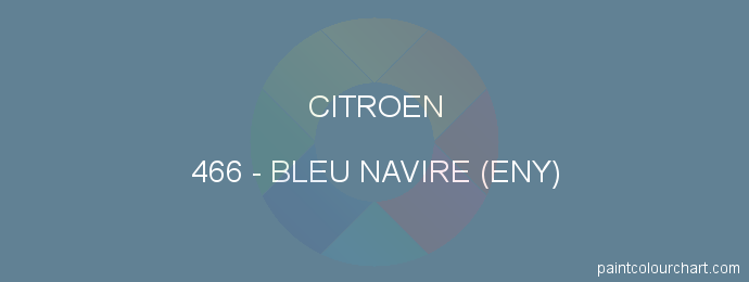 Citroen paint 466 Bleu Navire (eny)