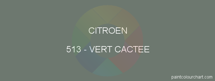 Citroen paint 513 Vert Cactee