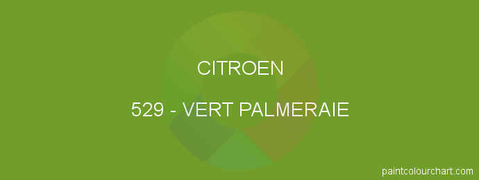 Citroen paint 529 Vert Palmeraie