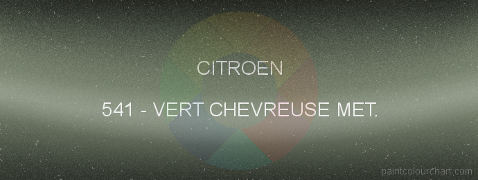 Citroen paint 541 Vert Chevreuse Met.