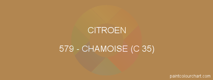 Citroen paint 579 Chamoise (c 35)