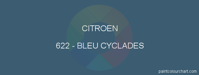 Citroen paint 622 Bleu Cyclades