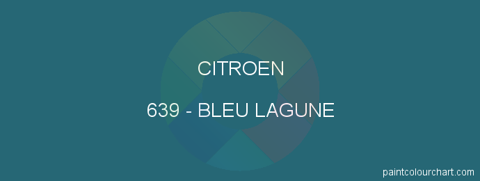 Citroen paint 639 Bleu Lagune