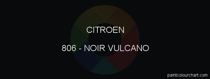 Citroen paint 806 Noir Vulcano