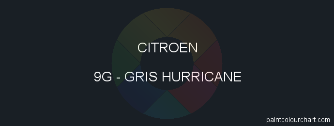 Citroen paint 9G Gris Hurricane