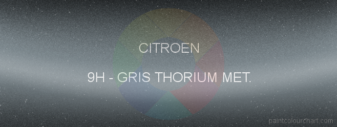 Citroen paint 9H Gris Thorium Met.