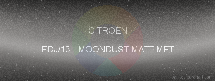 Citroen paint EDJ/13 Moondust Matt Met.