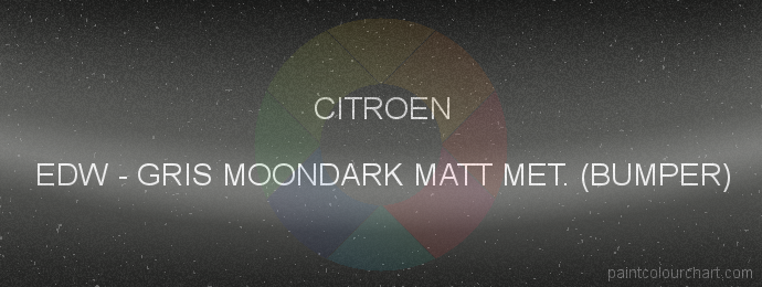Citroen paint EDW Gris Moondark Matt Met. (bumper)