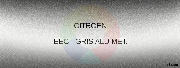 Citroen paint EEC Gris Alu Met.