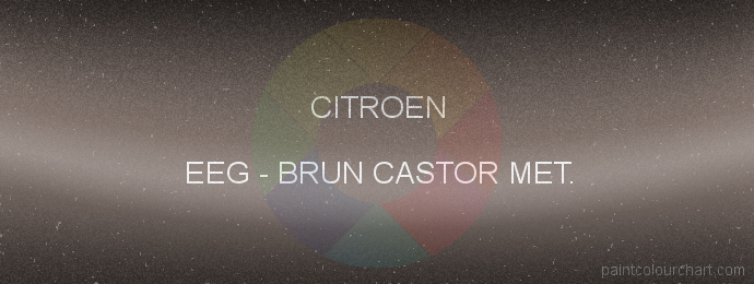Citroen paint EEG Brun Castor Met.