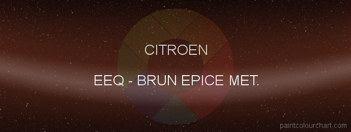 Citroen paint EEQ Brun Epice Met.