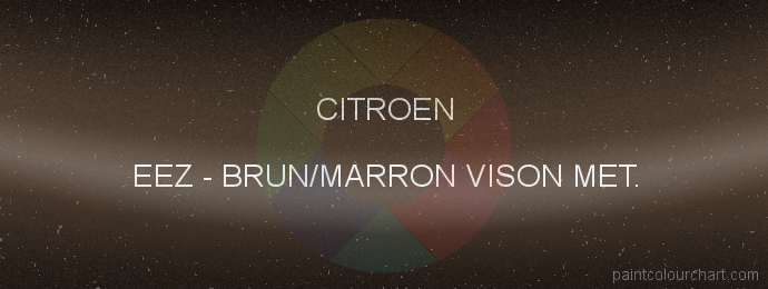 Citroen paint EEZ Brun/marron Vison Met.