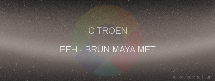 Citroen paint EFH Brun Maya Met.