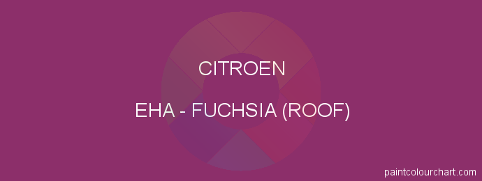 Citroen paint EHA Fuchsia (roof)