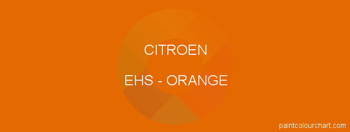 Citroen paint EHS Orange