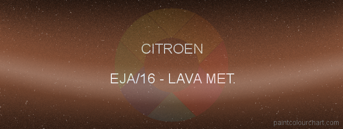 Citroen paint EJA/16 Lava Met.