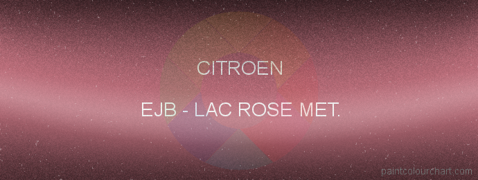 Citroen paint EJB Lac Rose Met.