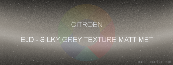 Citroen paint EJD Silky Grey Texture Matt Met.