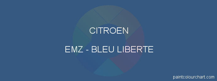 Citroen paint EMZ Bleu Liberte