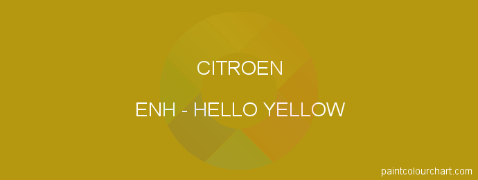 Citroen paint ENH Hello Yellow