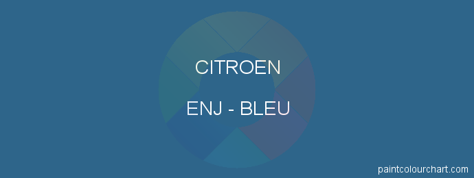 Citroen paint ENJ Bleu
