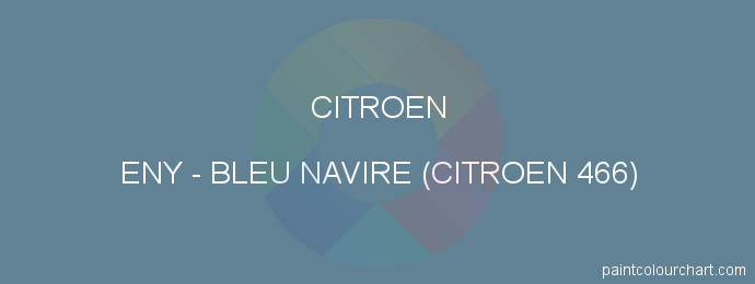 Citroen paint ENY Bleu Navire (citroen 466)