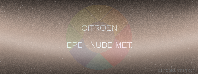 Citroen paint EPE Nude Met.