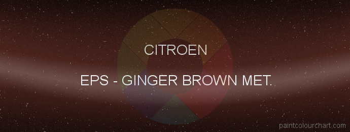 Citroen paint EPS Ginger Brown Met.