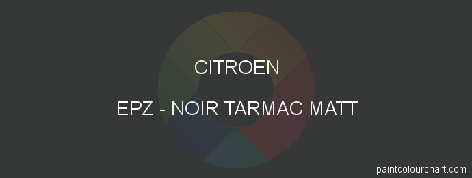 Citroen paint EPZ Noir Tarmac Matt