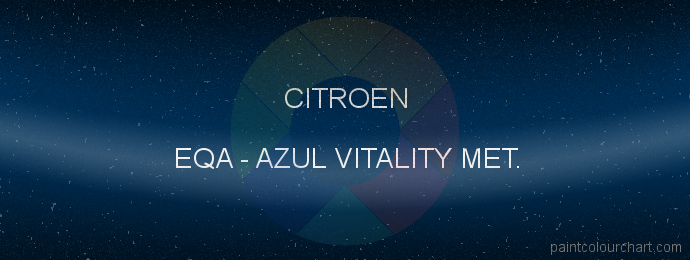 Citroen paint EQA Azul Vitality Met.